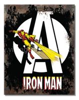 Iron Man A Tin Sign-12X16 Sign