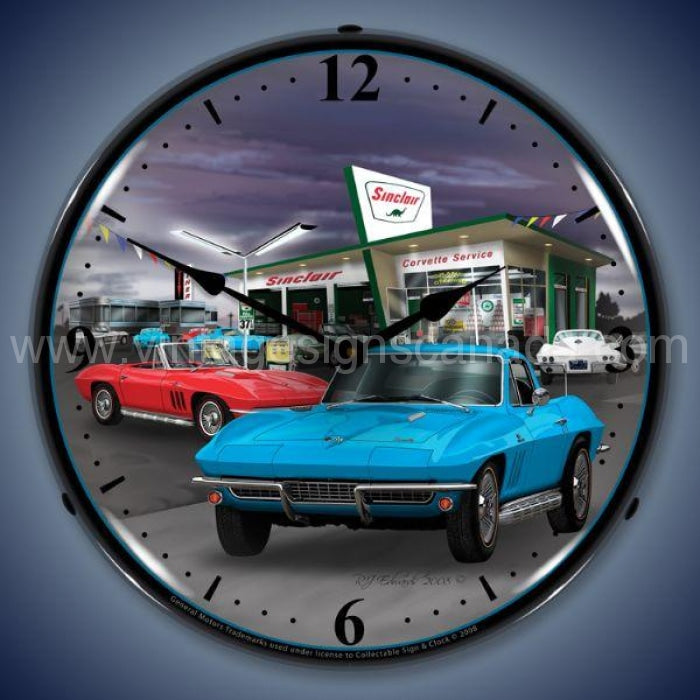 1966 Sinclair Vette Led Clock