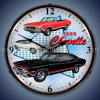 1968 Chevelle Led Clock