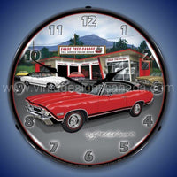 1968 Chevelle Ss Led Clock