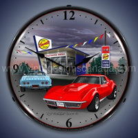 1968 Corvette Led Clock