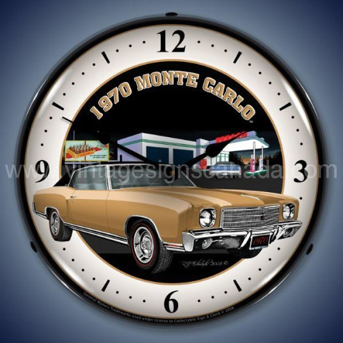 1970 Monte Carlo Led Clock