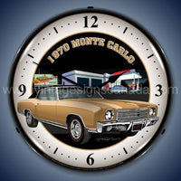 1970 Monte Carlo Led Clock