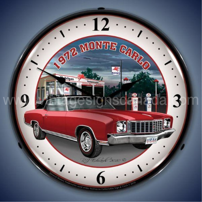 1972 Monte Carlo Led Clock