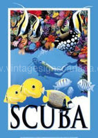 Airwaves Scuba Tin Sign - Vintage Signs Canada