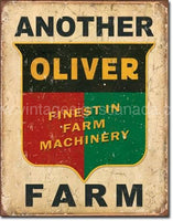 Another Oliver Farm Tin Sign-12X16 Sign