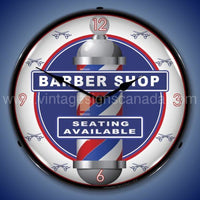 Barber Shop Led Clock