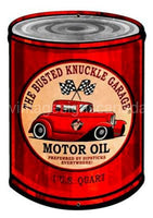 Busted Knuckle Vintage Metal Sign-14X20 Oil Can Sign