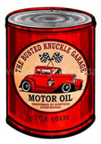 Busted Knuckle Vintage Metal Sign-14X20 Oil Can Sign