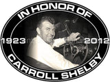 Carroll Shelby 18" Oval Memorial Metal Sign - Vintage Signs Canada