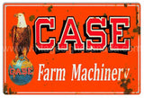 Case Farm Machinery Reproduction Large Country Metal Sign-24X16 Metal Sign
