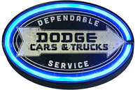 Dependable Dodge Service Led Neon Light Up Sign Neon