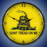 Dont Tread On Me Led Clock