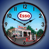 Esso Station Led Clock