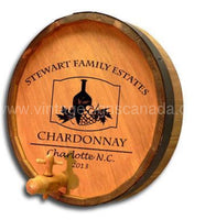 Family Estates Custom Quarter Barrel Sign - Vintage Signs Canada