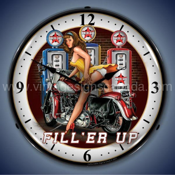 Fill Er Up Led Clock
