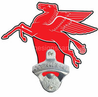 Flying Pegasus Mobilgas Bottle Opener