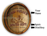 Four Finger Quarter Barrel Sign - Vintage Signs Canada