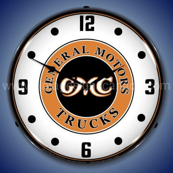 Gmc Trucks Vintage Led Clock