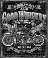 Good Whiskey Tin Sign