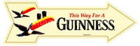 Guinness Arrow Tin Sign - Vintage Signs Canada