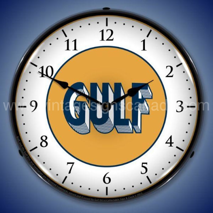 Gulf 1920 Led Clock