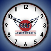 Gulf Aviation Led Clock