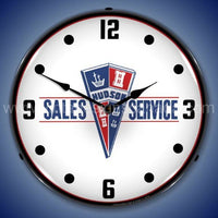 Hudson Sales And Service Led Clock