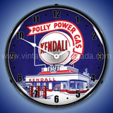 Kendall Gas Station Led Clock