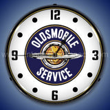 Oldsmobile Service Led Clock
