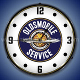 Oldsmobile Service Led Clock