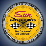 Sun Tachometer Yellow Led Clock