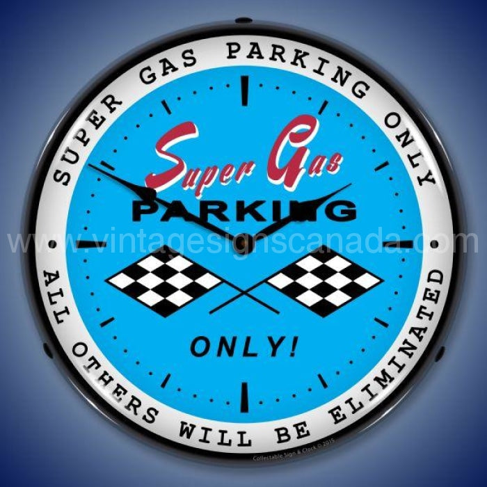 Super Gas Parking Led Clock