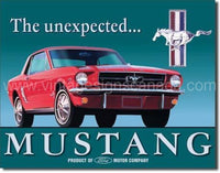 The Unexpected Ford Mustang Tin Sign