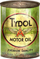 Tydol Motor Oil Can Cutout Sign. Sign