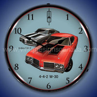 1970 442 W-30&W-31 Led Clock