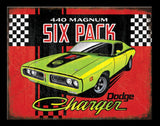 Dodge Six Pack Metal Sign