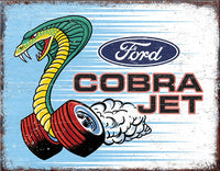 Ford-Cobra Jet Tin Sign