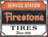 Firestone Service Tin Sign