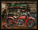 Indian Motorcycle Tin Sign