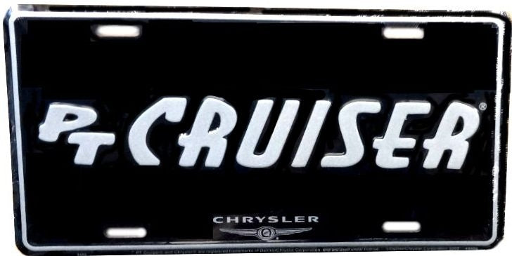 PT Cruiser License Plate Tin Sign