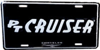 PT Cruiser License Plate Tin Sign