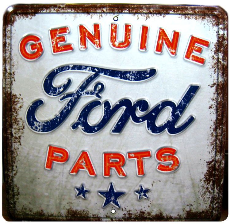 Genuine Ford Parts Tin Sign