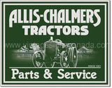 Allis Chalmers P&S Tin Sign-16X12 Sign