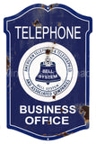 Bell Telephone Business Office Cut Out Metal Sign 20’X13’ Metal Sign