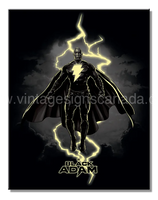 Black Adam Tin Sign-12X16 Sign