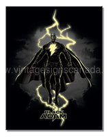 Black Adam Tin Sign-12X16 Sign