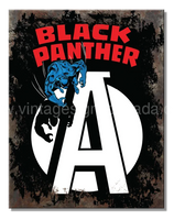 Black Panther A Tin Sign-12X16 Sign