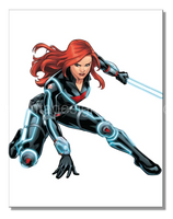 Black Widow Tin Sign-12X16 Sign