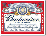 Budweiser King Of Beers Tin Sign-16X12 Sign